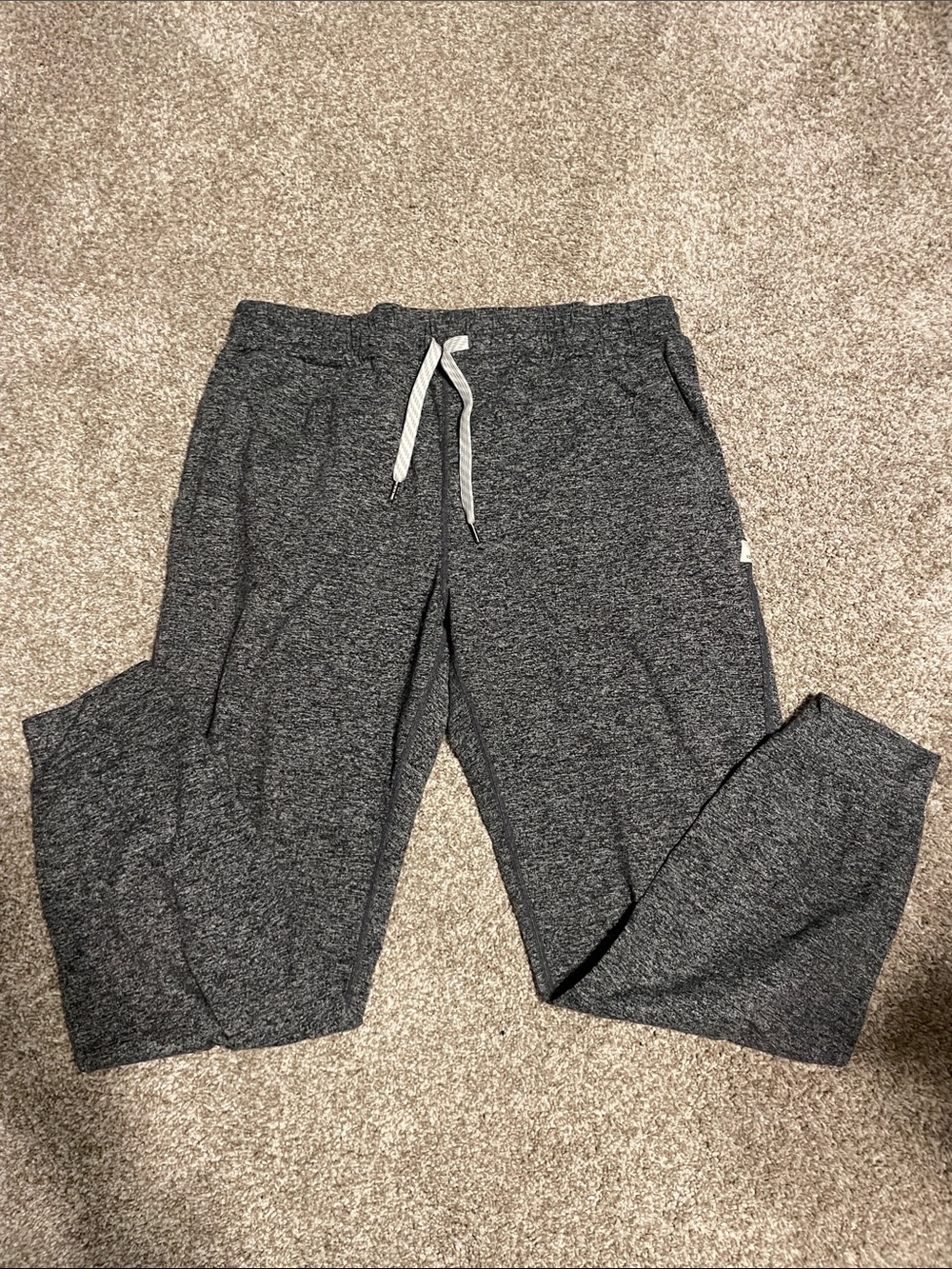 Vuori Charcoal Gray Drawstring Joggers